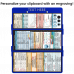 WhiteCoat Clipboard® Trifold - Blue Critical Care Edition